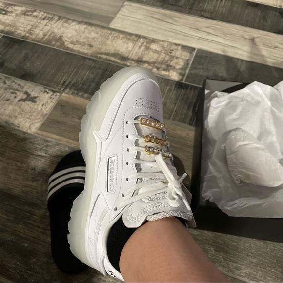 Reebok Club C Cardi B shoes. - Picture 4 of 5